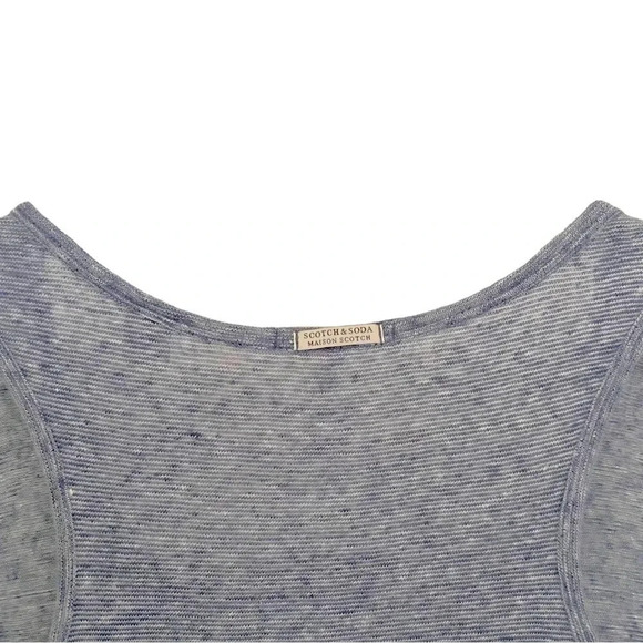 Scotch & Soda Stripe Pom Pom Knit Tank Top Size Small - Picture 8 of 9